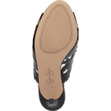 Jessica Simpson Justera Floral High Heel Mule Black  JS-JUSTERA Women's