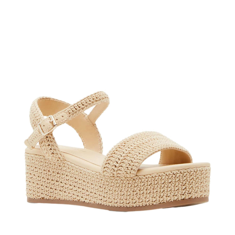 Madden Girl Julian-C Platform Natural Raffia  JULI06J1NAT Women's