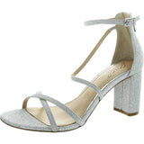 Jewel Badgley Mischka Devorah Heeled Sandal Silver  JW4332-043 Women's
