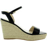 Calvin Klein HamaI Wedged Sandal Black  KCHAMAL-001 Women's