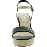 Calvin Klein HamaI Wedged Sandal Black  KCHAMAL-001 Women's
