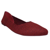 Mia Kerri Flyknit Flat Loafers Wine  KERRI-WINE Women's