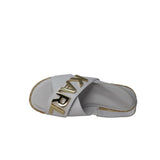 Karl Lagerfeld Paris Charla Slingback Espadrille Bright White  KL246599 Women's