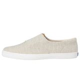Keds Champion Round Toe Slip-On Cream  KW-RNCVO-5C Women's