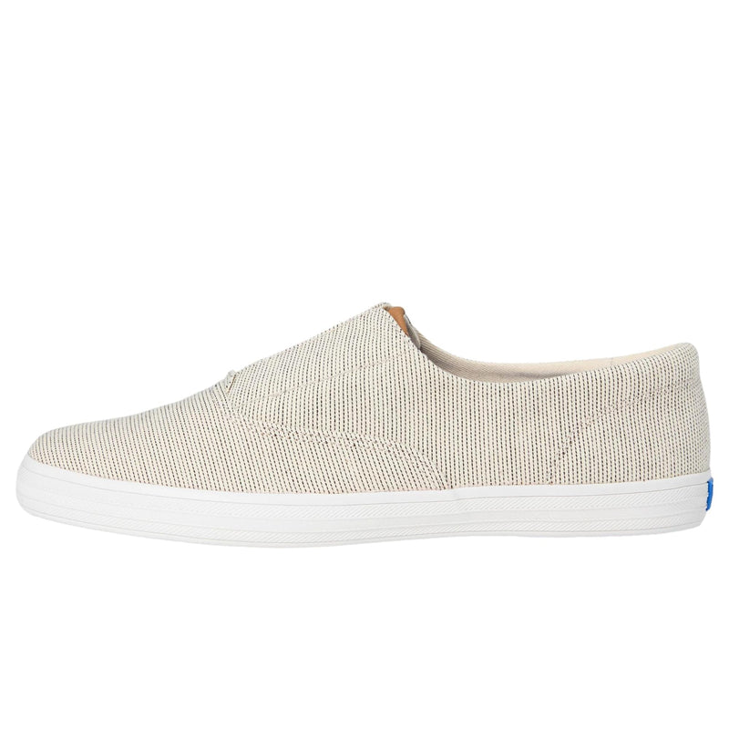 Keds Champion Round Toe Slip-On Cream  KW-RNCVO-5C Women's