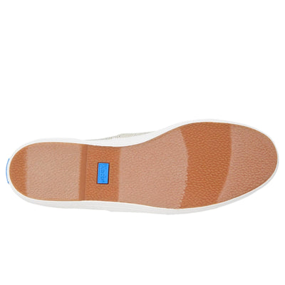 Keds Champion Round Toe Slip-On Cream  KW-RNCVO-5C Women's
