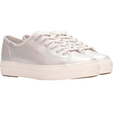 Keds Triple Kick Leather Sneaker Pink Pearlized  KW-TRKICK-8 Women's