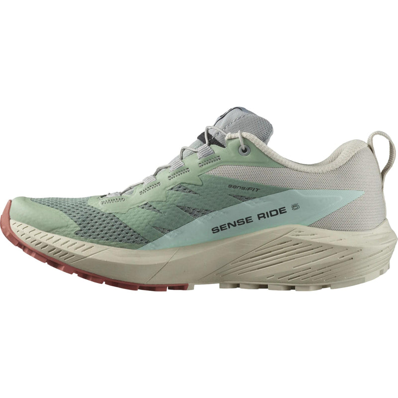 Salomon Sense Ride 5 Lily Pad / Rainy Day / Bleached Aqua  L47212300 Women's
