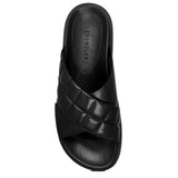 Aerosoles Lina Slide Sandal Black Leather  LINA-LTR Women's