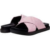 Aerosoles Linney Slide Sandal Pink Leather  LINNEY-860 Women's