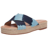 Lucky Brand Gayte Wedge Sandal Dark Denim  LK-GAYTE-410 Women's