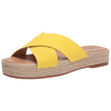 Lucky Brand Gayte Wedge Sandal Maize  LK-GAYTE-740 Women's