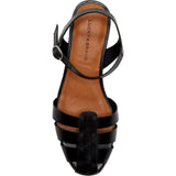 Lucky Brand Zilma Fisherman Sandals Black  LK-ZILMA Women's