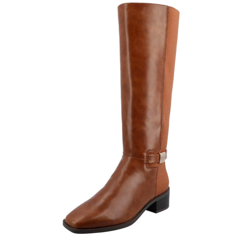 Journee Collection Comfort Foam Londyn Boots Cognac  LONDYN-COGNAC Women's
