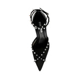 Steve Madden Lupton Black Leather  LUPT01S1-BLK Women's