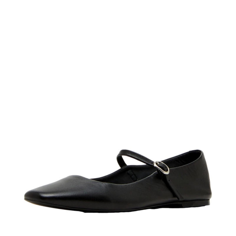 Steve Madden Maple Black Leather  MAPL04S1 Women's
