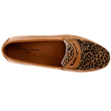 Massimo Matteo Penny with Cheeta Vamp Tan Bison / Cheeta  MM-3178P-901 Women's