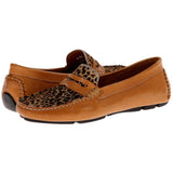 Massimo Matteo Penny with Cheeta Vamp Tan Bison / Cheeta  MM-3178P-901 Women's