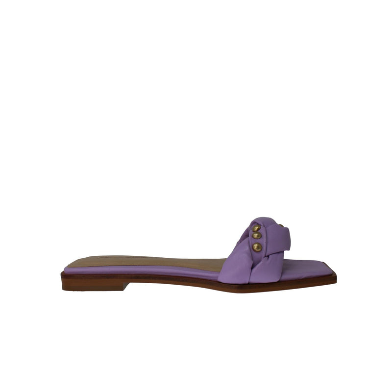 Massimo Matteo Calista Studded Slide Lilac  MM-441006-534 Women's