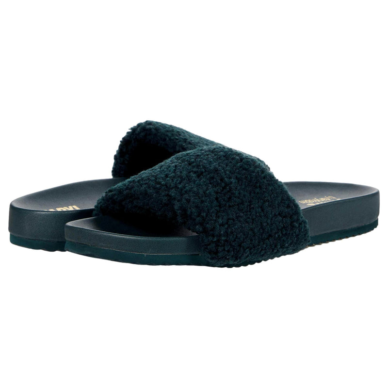 FARYL by FaryIrobin Montrose Forrest Green Faux Fur  MONTROSE-FGRN Women's