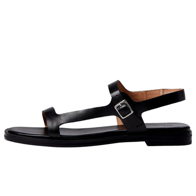 Madewell Dory 90S Minimal Sandal True Black  NK015-BLK Women's
