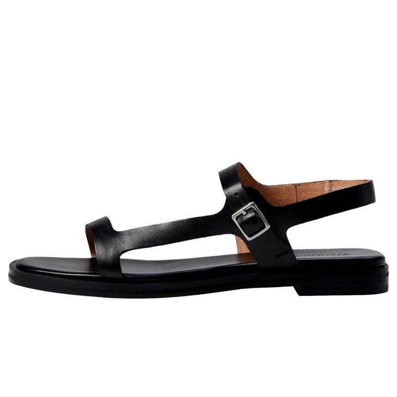 Madewell Dory 90S Minimal Sandal True Black  NK015-BLK Women's