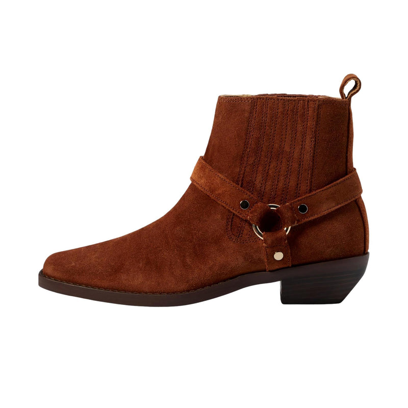 Madewell Alec Moto Western Boot Dried Maple  NN025-245 Women's