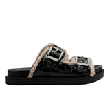 Aerosoles Olivia Black Croco  OLIVIA-715 Women's
