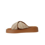 Karl Lagerfeld Ophelia Woven Slip-On Platform Sandals Brown  OPHELIAWOVEN-BRN Women's