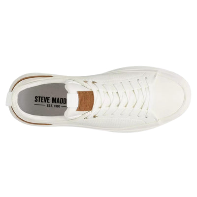 Steve Madden Perla Jogger Sneakers White  P-PERLA-WHT Men's