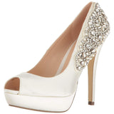 Paradox London Pink Indulgence Heeled Sandal Ivory  P1710 Women's