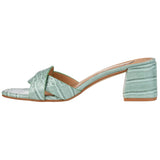 Journee Perette Slide Green  PERETTE-GRN Women's