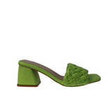FARYL by FaryIrobin Pippa Neon Green Leather  PIPPA-NEONGRN Women's