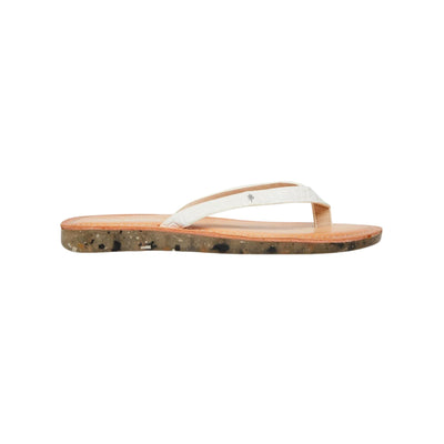Cool Planet by Steve Madden Planet Slip On Flats White Croc  PLANET-WHT Women's