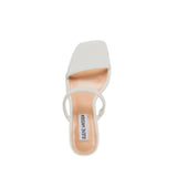 Steve Madden Polly Heeled Sandal White  POLLY-WHT Women's