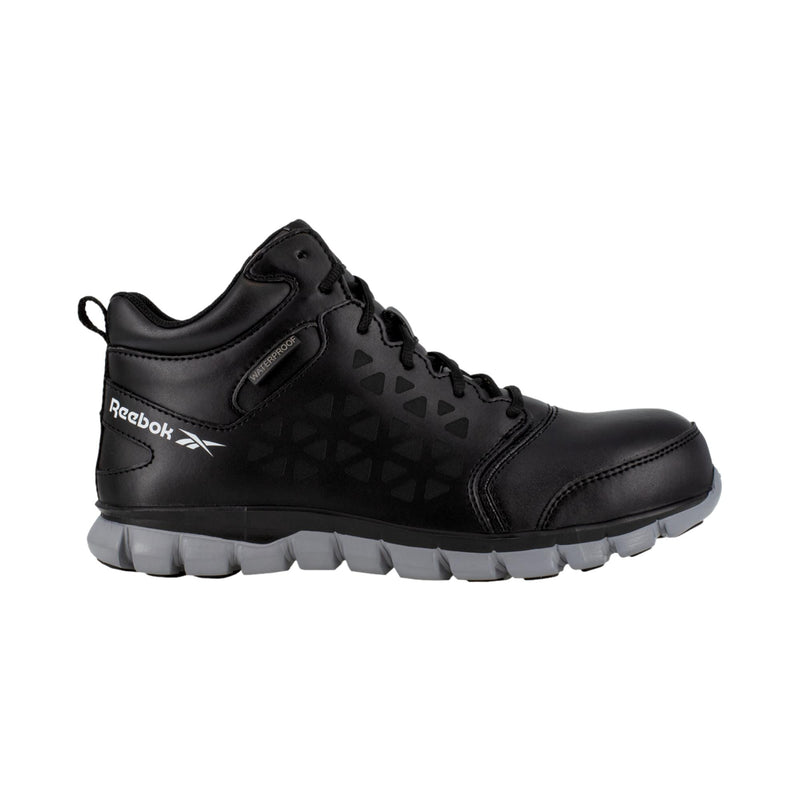 Reebok Work Sublite Cushion Work Midcut Comp Toe Black/Grey  RB414 Men's