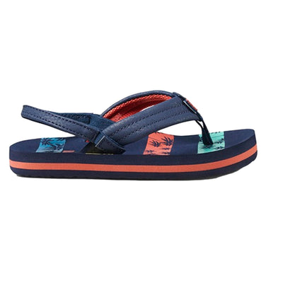 Reef Ahi Navy Palms Stripe  RF0A3VBLNPS Grade-School