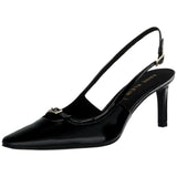 Anne Klein Roxy Black Patent  ROXY01F9-004 Women's