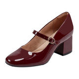 Rockport Xena Dark Red Patent  RWXENA-600 Women's