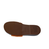 KAANAS Timor Chunky Suede Pool Slide Brick  S00070R-001 Women's