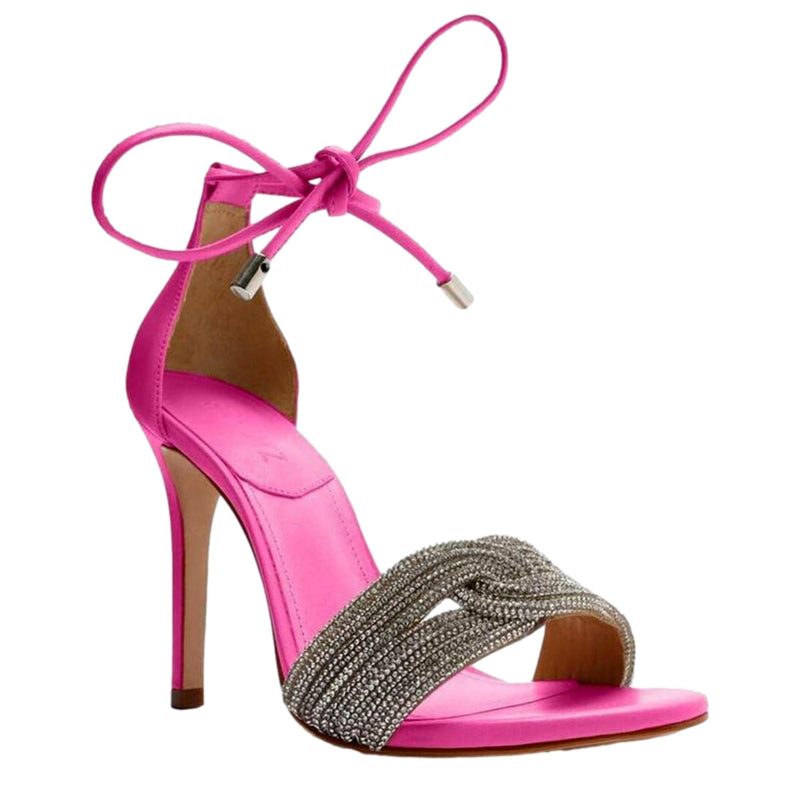Schutz Andy Bright Pink / Crystal  S0138716490004-986 Women's