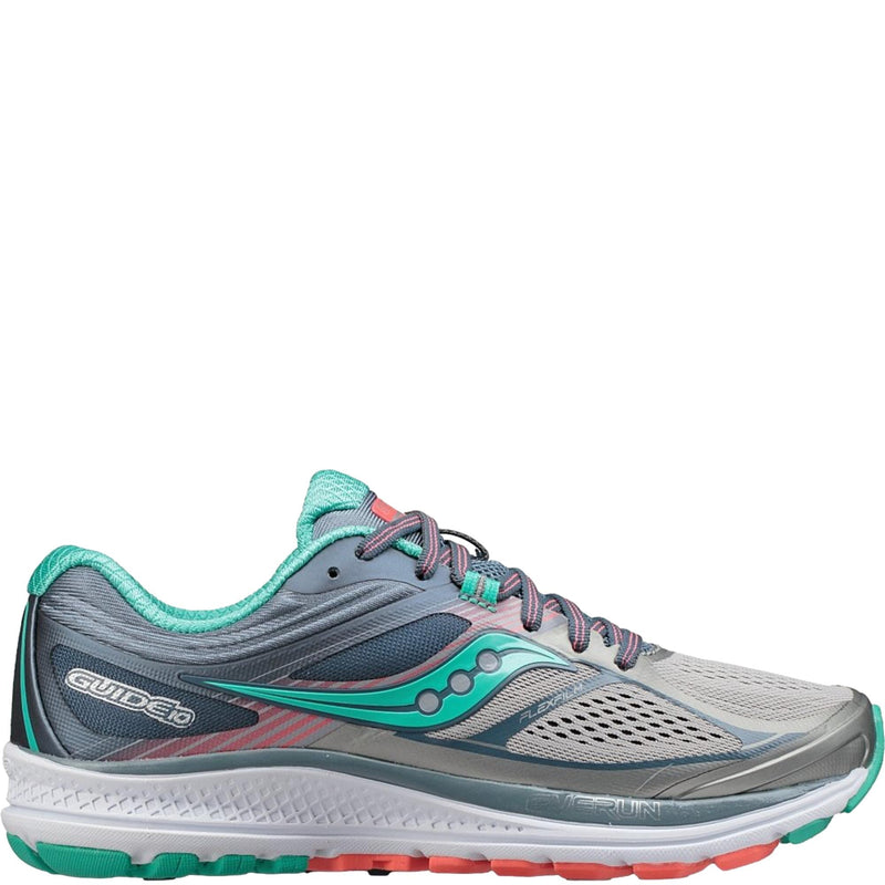 Saucony Guide 10 Grey / Teal  S10350-5 Women's