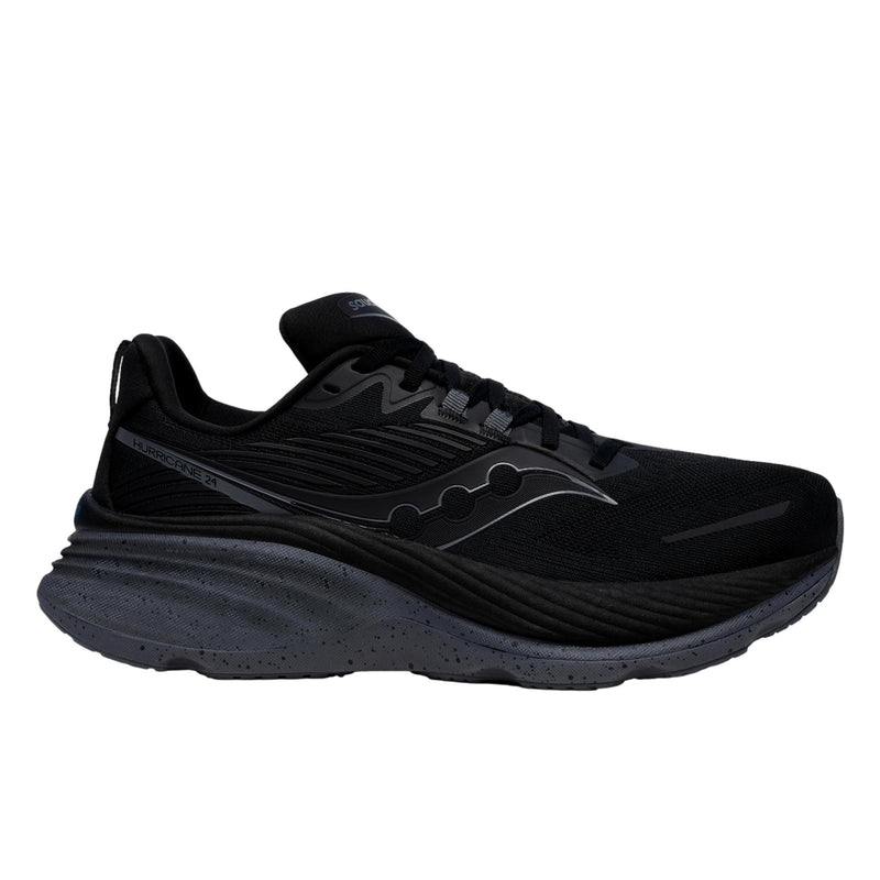 Saucony Hurricane 24 Black/Black  S10933-102 Women's