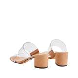 Schutz Victorie Transparente/Honey Beige  S2000103270012-051 Women's