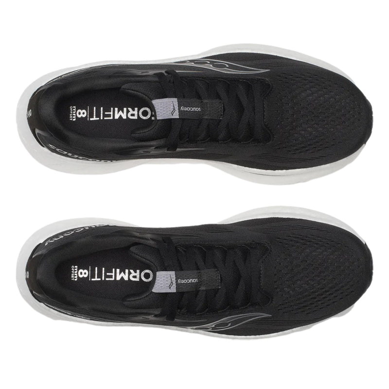 Saucony Ride 18 Black / White  S21000-100 Men's