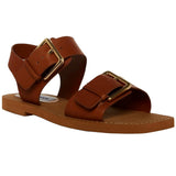 Steve Madden Santo Sandal Cognac Leather  SANT07S1-203 Women's