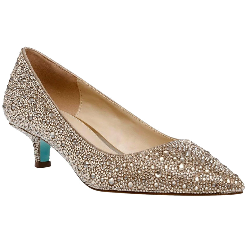 Betsey Johnson Scout Pump Light Gold  SB-SCOUT Women's