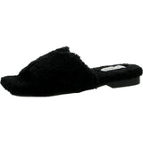 Steve Madden Seek Slipper Black  SEEK01S1-027 Women's