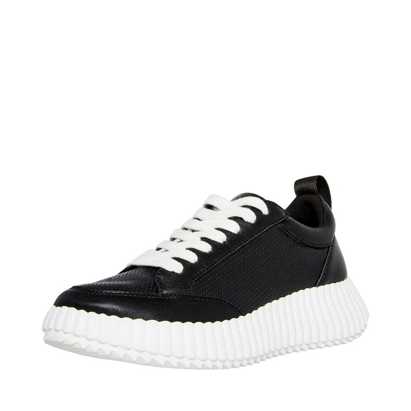 Steve Madden Shock Black Leather  SHOC11S1-BLK Women's