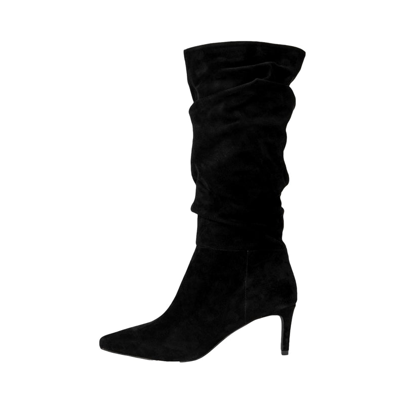 Dune London Slouch Black Suede  SLOUCH-BLK-SUEDE Women's